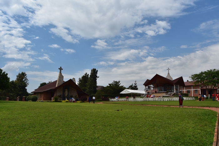 All set for the Feast of the Exaltation of the Holy Cross at the Divine Mercy Sanctuary in Kabuga, Kigali.