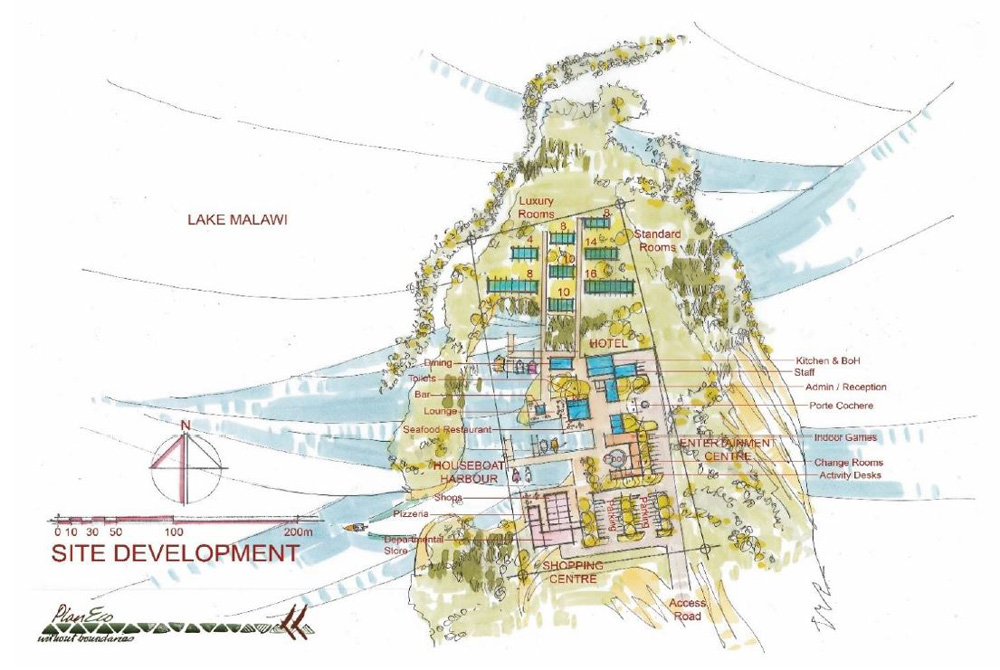 Nkhotakota Resorts and Houseboat Harbour of the Malawi Tourisn Investment Masterplan