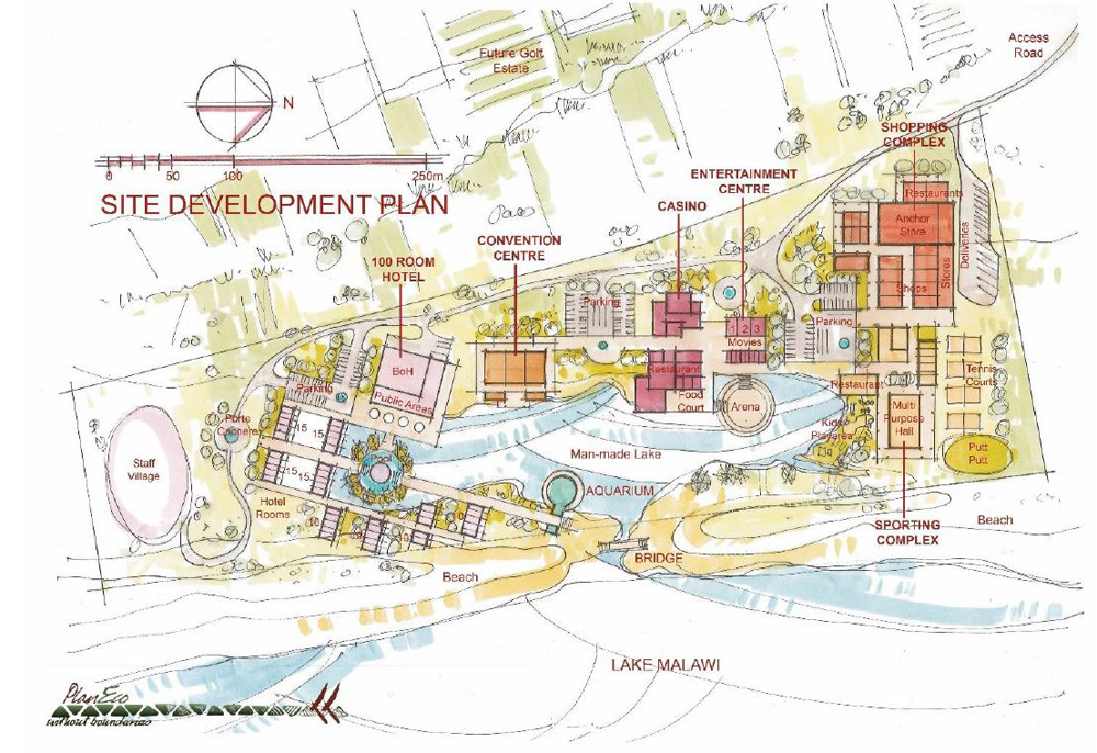 Salima Integrated Tourism facility of the Malawi Tourism investment Masterplan