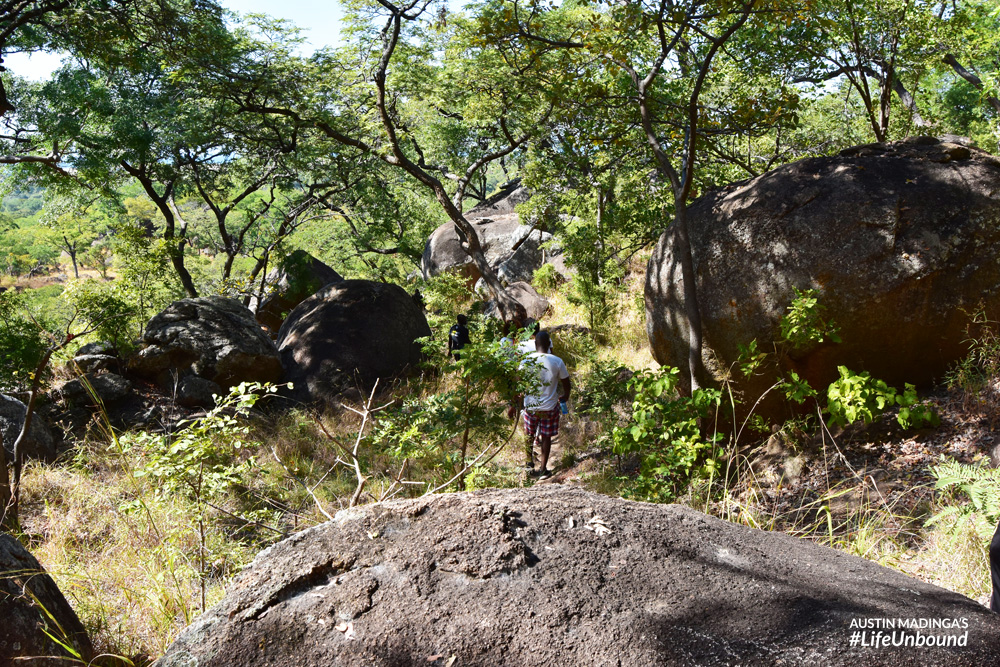 The Senga Hills has many rocky outcrops
