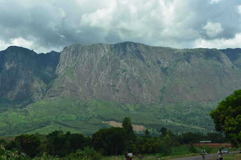a rockface on the mulanje mountain that has been recognised as a UNESCO world heritage site