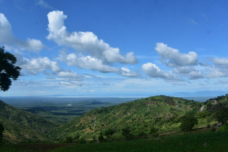 lake malawi seen from the Masasa - Golomoti escarpment road