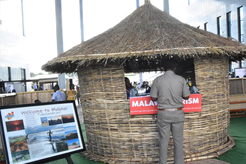 Malawi Tourism pavillion at Takulandirani