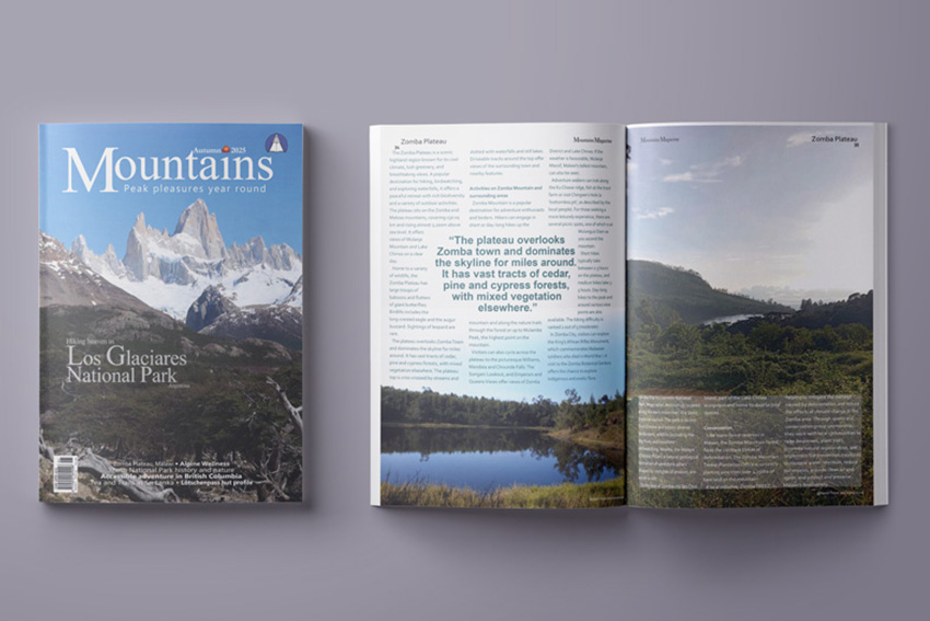 mountains magazine zomba plateau and shire highlands layout