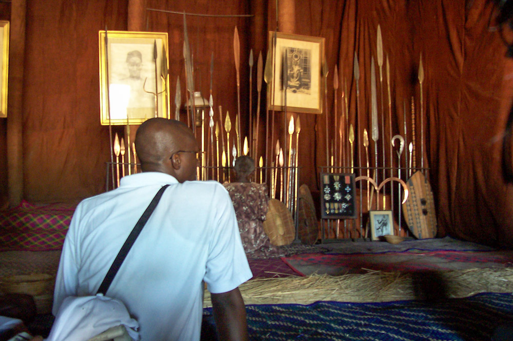 Spears in King Mwanga's Palace in Uganda
