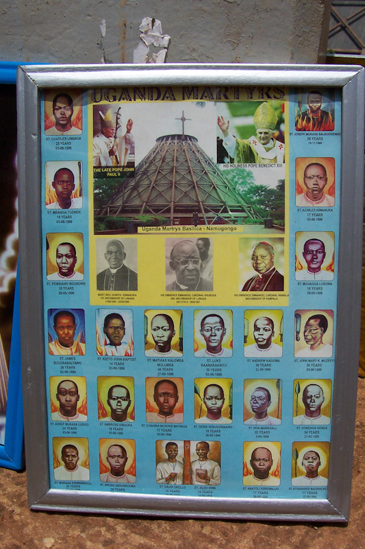 The 22 Uganda Martyrs at Namugongo