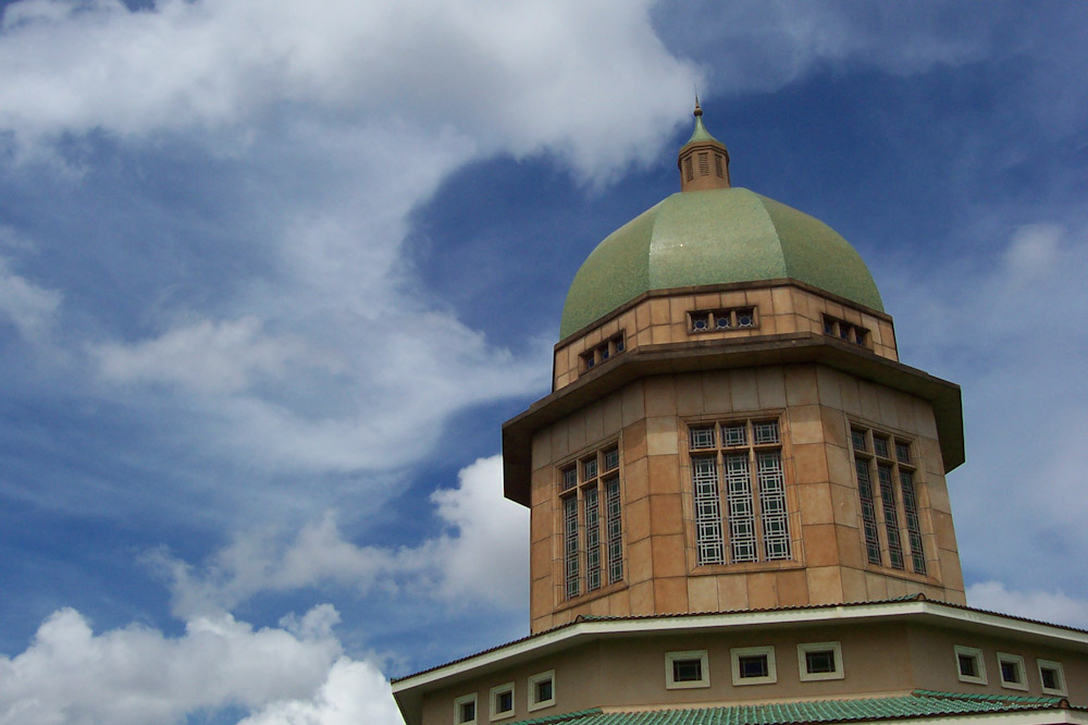 the Baháʼí House of Worship in Kampala, Uganda, also known as the Mother Temple of Africa