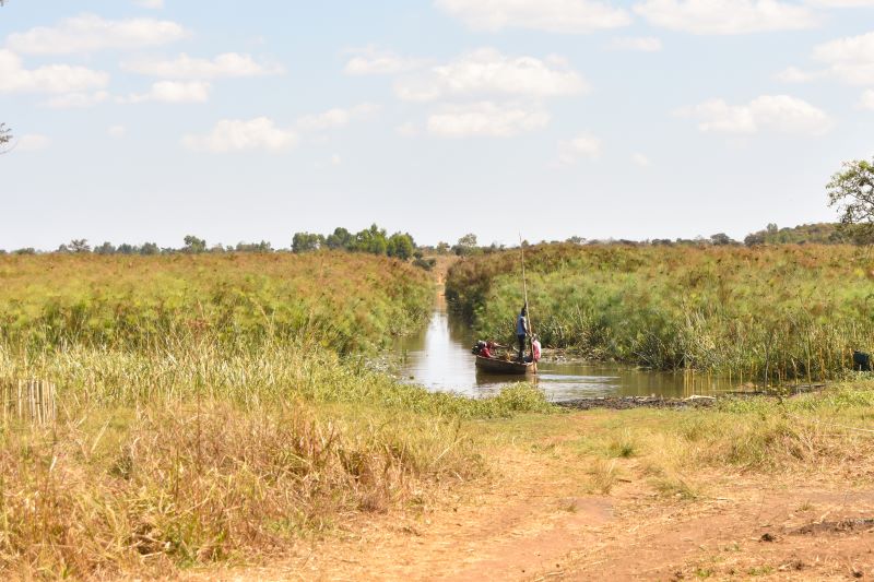 A boat passage on the Bua River